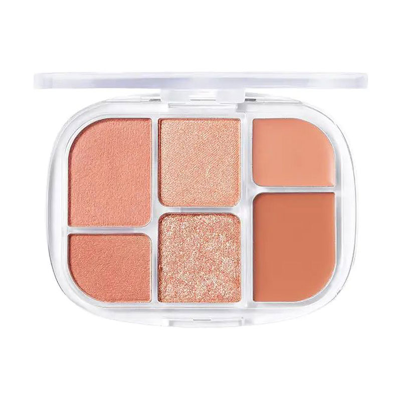 Палетка тіней для повік WAKEMAKE Soft Sheer Multi Palette 01 Coral Hertz, 6.4 г